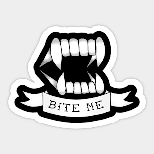 Bite Me Sticker